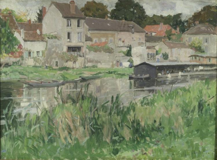 George Oberteuffer In Stevenson s Moret oil painting image